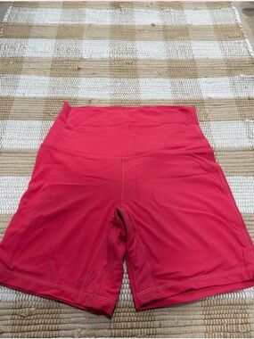 Lululemon Align High Rise Short 6" Double Lined Nulu Size 4 Lipgloss